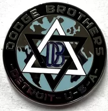 Dodge Brothers Detroit  Lapel Pin / Badge