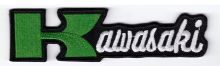 Kawasaki Script Embroidered cloth Patch