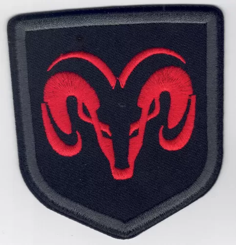 Ram Skull embroidered cloth Patch