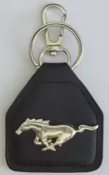 Ford Mustang Pony Leather Keyring/Fob