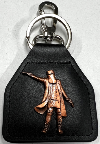 Ned Kelley Brass Stand&Deliver Keyring/Fob