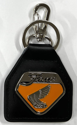 750 Four K2,  500 Four K series Engines Genuine Leather Keyring/Fob