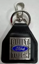 Ford Built Tough Genuine Leather Keyring/Fob