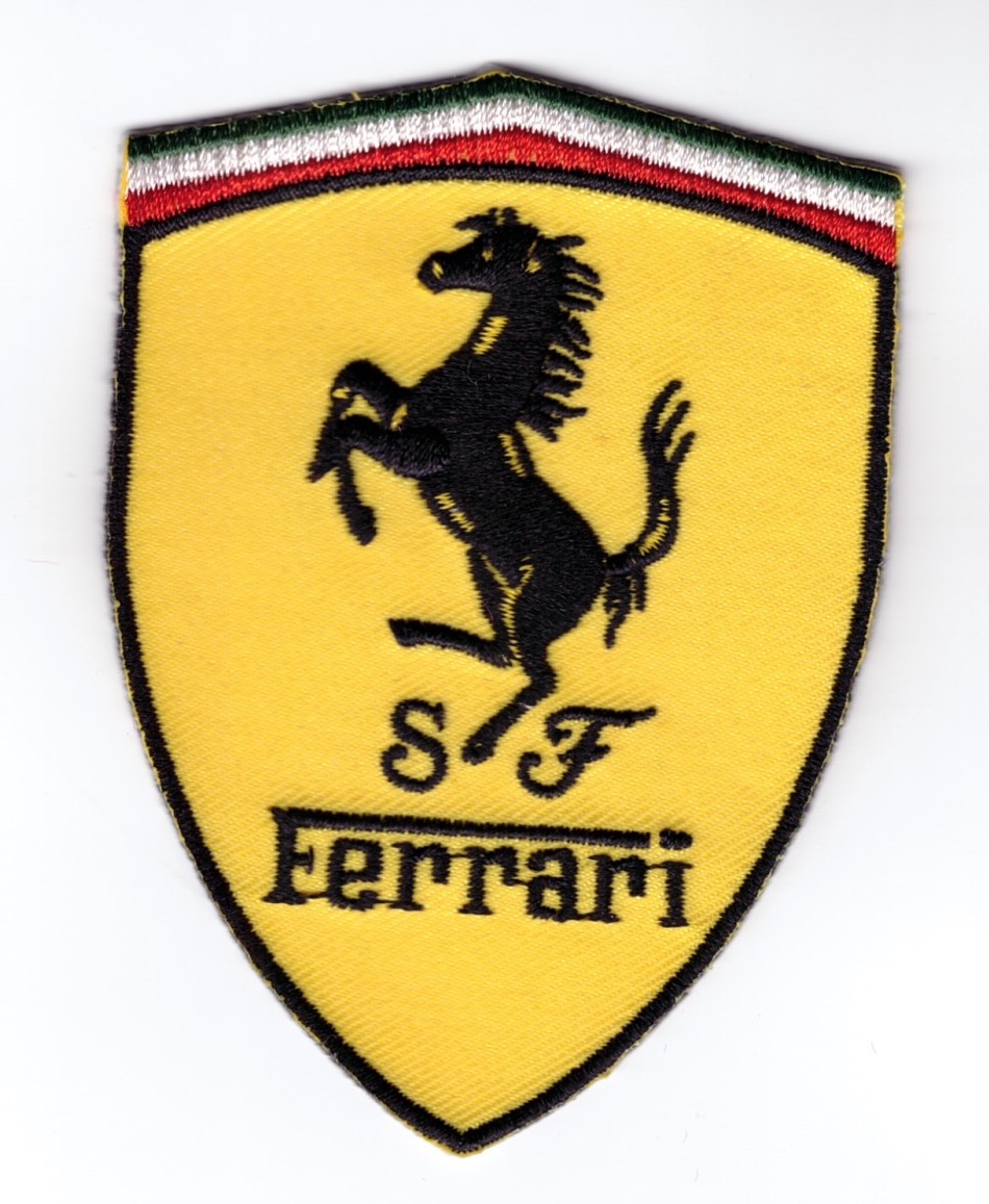 Ferrari Embroidered Cloth Patch
