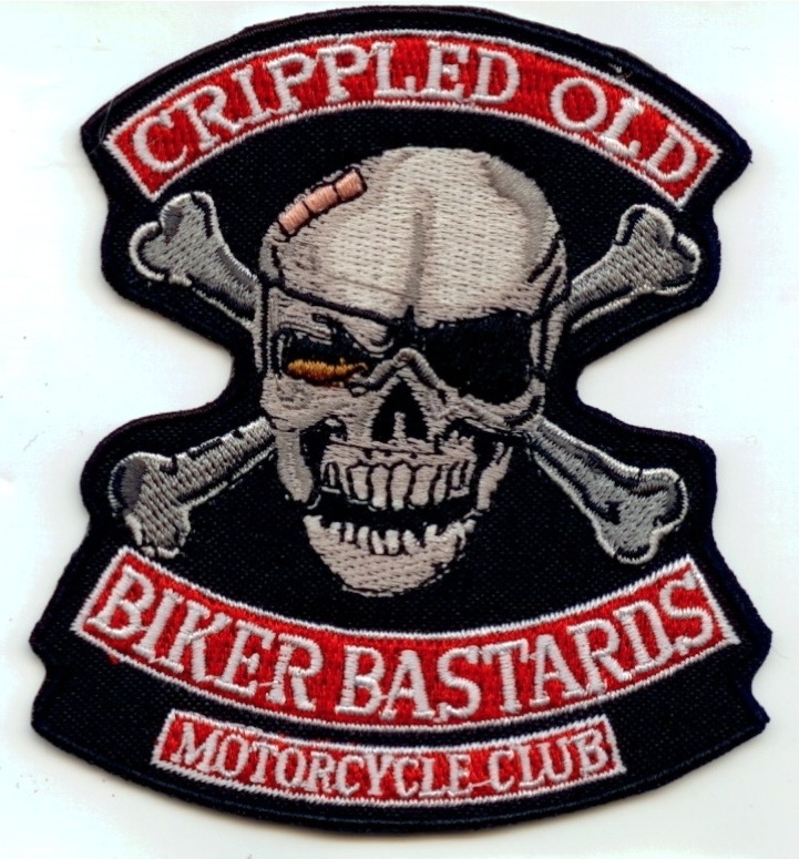 Cripple Old Biker Bastards MC Patch